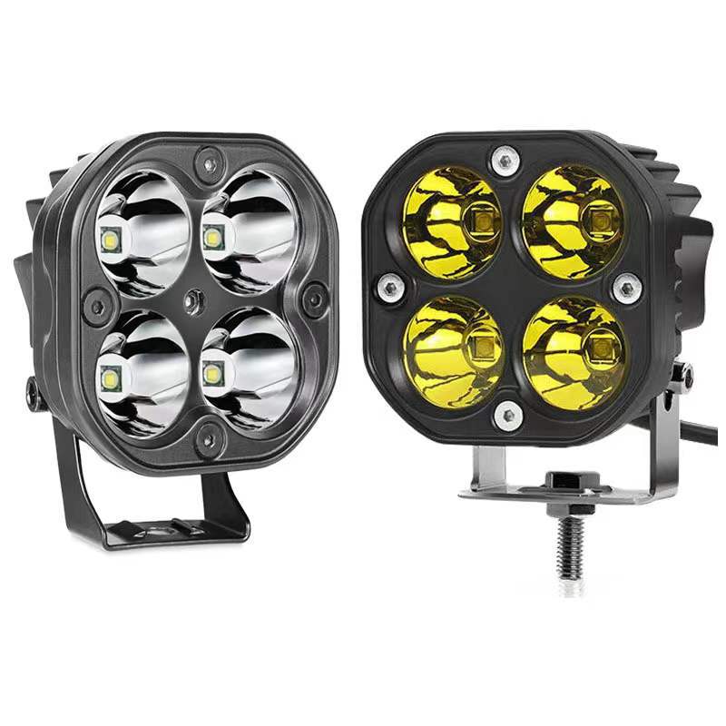 Wholesale auto lights 40W 3 inch LED Work Light Flood Spot Led Beams Driving Lamp for Truck Boat Offroad Lada ATV 4WD 12V 24V