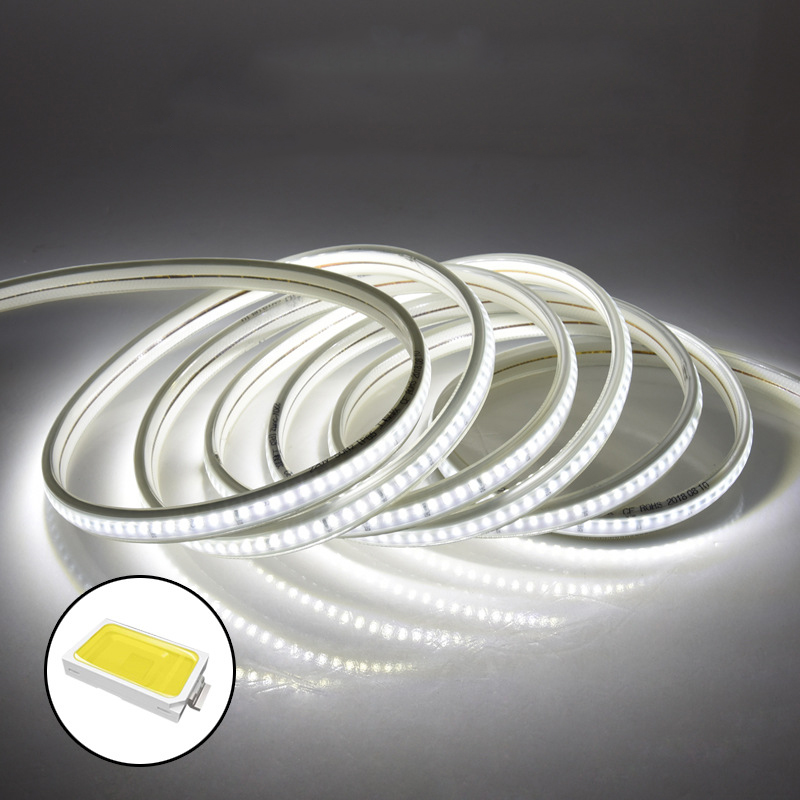 Factory Wholesale 220V Flexible LED Strip Light Indoor Outdoor Decoration 2835 SMD 15 Meter 20M 50ft 100M LED Strip Light