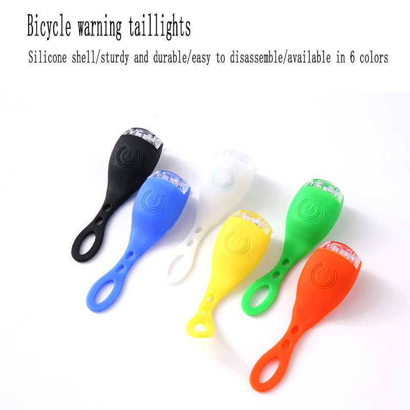 Bicycle Light LED Silicone Frog Light Warning Light Children's Bicycle Night Riding Tail Light Bicycle Decorative Light